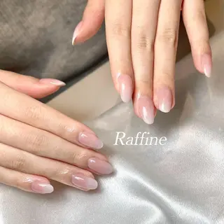 ネイル RAFFINE 月🦋🩵のネイルデザイン