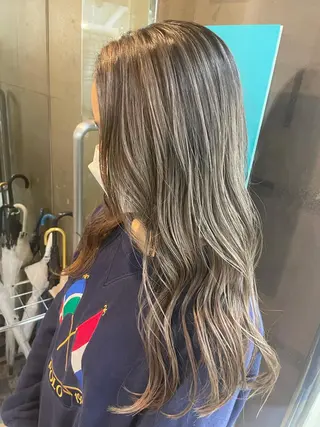 ロング Sherry大国町所属・髪質改善×縮毛矯正 ×艶カラーNAOのヘアスタイル