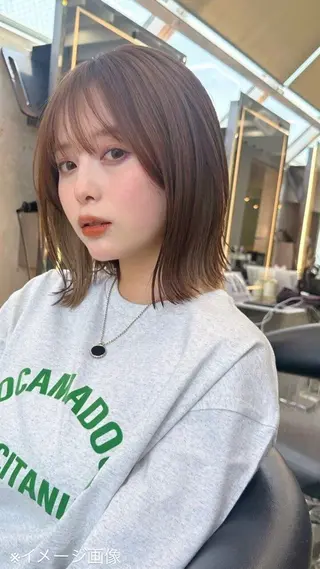 ミディアム 出島 凜平のヘアスタイル