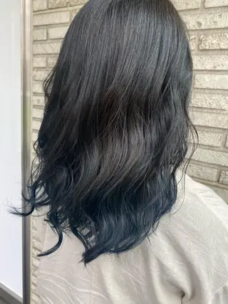 ミディアム カラー 高橋 沙央のヘアスタイル