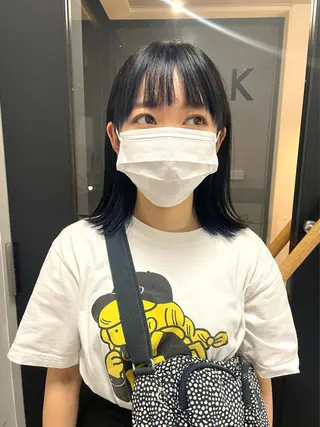 ミディアム カラー ヘアアレンジ GRAND OMOTESANDOのヘアスタイル