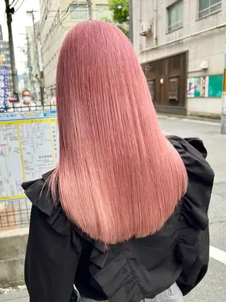 ロング カラー Via officialのヘアスタイル