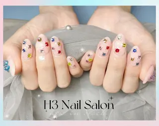 ロング H3 ネイル サロンのネイルデザイン