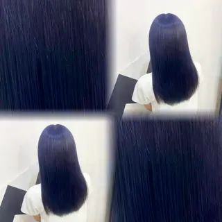 セミロング カラー 髙橋 李里亜のヘアスタイル