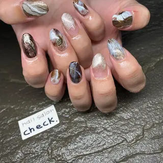 ネイル ーCHECKー ちあきのネイルデザイン