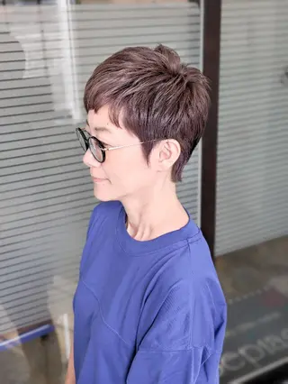 ショート カラー sepiage trois所属・酒井 亜希のヘアスタイル