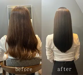 ロング カラー *くせ毛に特化* 【yun】のヘアスタイル