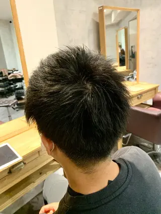 メンズ 中川歩 髪質改善 ツヤカラー【横浜】のヘアスタイル