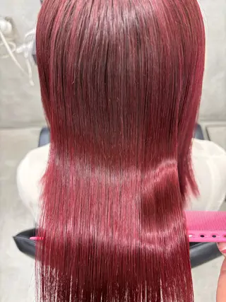 セミロング カラー 巻ける縮毛矯正🌸 勝倉　麗のヘアスタイル