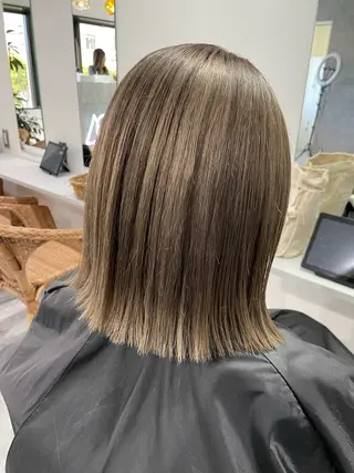 ミディアム カラー 🫧髪質改善•ボブ/ レイヤー🫧持田樹のヘアスタイル