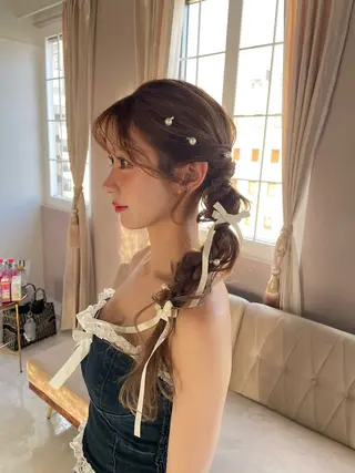 ロング 六本木/ヘアセット /hairmakeのヘアスタイル
