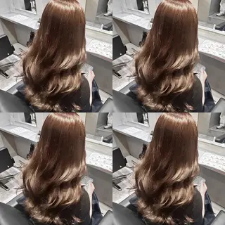 ロング カラー 髪質改善カラー✖︎ 縮毛矯正✨️店長純大のヘアスタイル