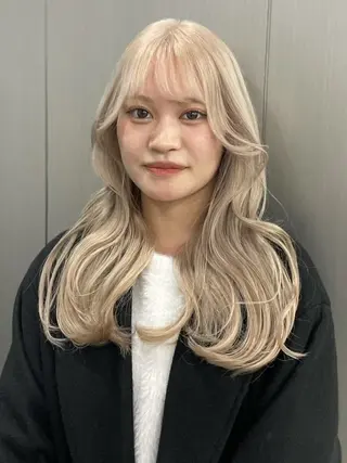 カラー 💍大人デザイン /ハイトーン♡リクトのヘアスタイル