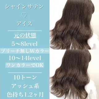 セミロング 日野・八王子縮毛矯正 ワタナベリョウマのヘアスタイル