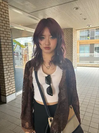 カラー kanoh hinakoのヘアスタイル
