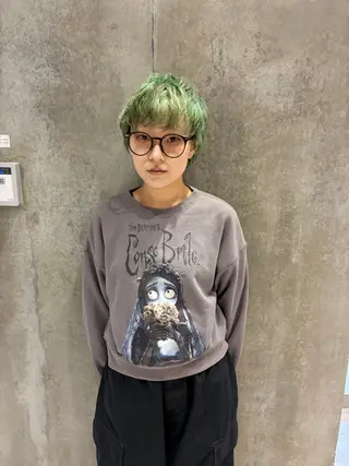 ショート カラー 篠江 廉のヘアスタイル