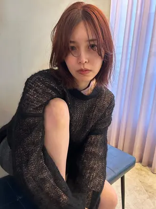 ショート カラー ショート/ボブ専門 宮脇美奈/南船場のヘアスタイル