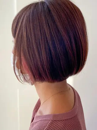 ショート カラー ✴︎ヒラガカナ✴︎ ECLAT HAIRのヘアスタイル
