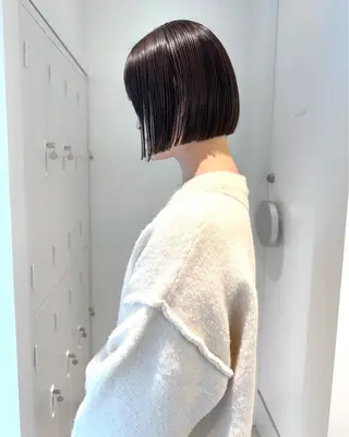 ショート nok所属・レイヤー/ベージュ/ どますず🌺のヘアスタイル