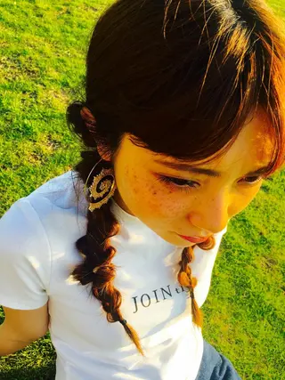 ロング カラー ヘアアレンジ SALOWIN me＋店所属・半個室サロン🫧 ササキアヤカのヘアスタイル