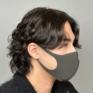 ミディアム パーマ 韓国ヘアADOR HARUKIのヘアスタイル