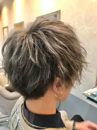 ショート メンズ 【Zina札幌大通】 店長 福間 和也のヘアスタイル