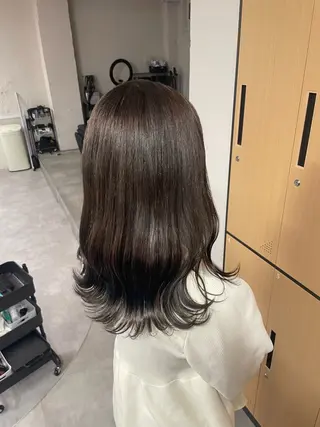 ミディアム tokute 中野真咲🐺のヘアスタイル