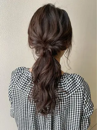 ロング ヘアアレンジ 沢田 瞳のヘアスタイル