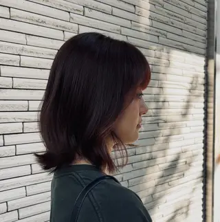ミディアム 🎀暖色color/ インナー🎀/スズカのヘアスタイル