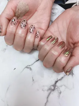 ミディアム ネイル 石原 夕華のネイルデザイン