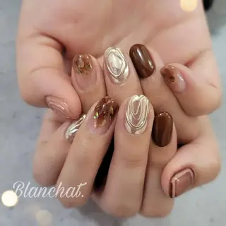 ネイル Nailsalon Blanchat.所属・プライベートサロン ブランシャのネイルデザイン