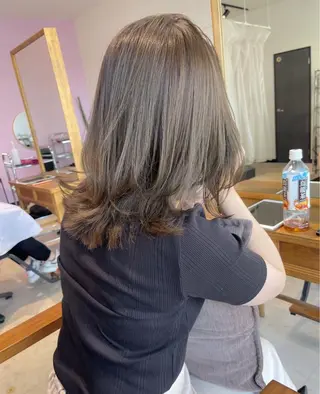 ミディアム MATTY azusaのヘアスタイル