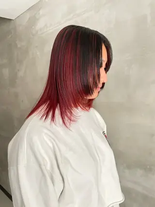 ミディアム カラー L&Co. BY LUCKHAIR所属・デザイン/モード⟡ ゆうのヘアスタイル