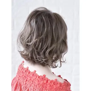 ミディアム カラー KIZU 髪質改善 オカルト怪談のヘアスタイル