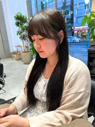 ロング カラー 風香🪼レイヤー /透明感カラーのヘアスタイル