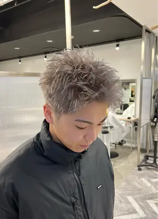 ショート カラー メンズ 【圧倒的センス】 まる/メンズカラーのヘアスタイル