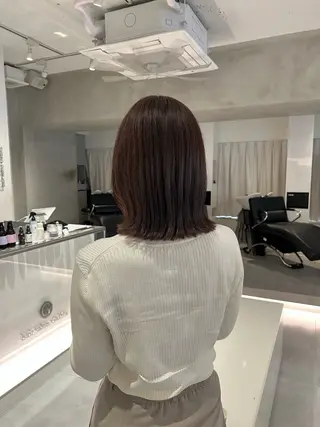 ミディアム カラー 🧚つやさらhair 🧚manakaのヘアスタイル