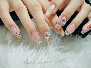 ネイル ワンホンネイル 韓国ネイルのネイルデザイン