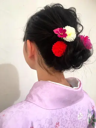 ヘアアレンジ 乳井 悠香のヘアスタイル