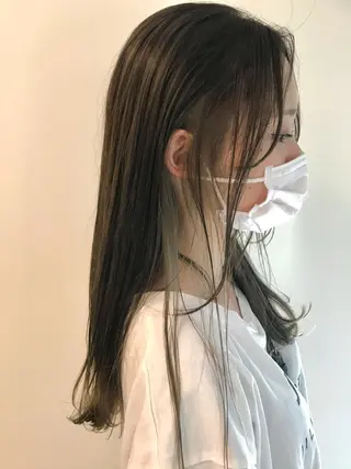 セミロング 艶髪カラー& トリートメント　松村のヘアスタイル