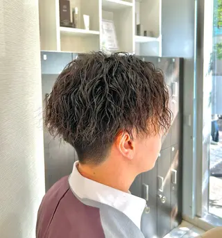 パーマ メンズ 🔵Ash日暮里店 藤藪孝太🔵のヘアスタイル