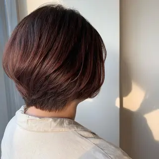 ショート ボブウルフ／ボブ Satsuki【名駅のヘアスタイル