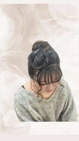 ヘアアレンジ getting ready nailのヘアスタイル