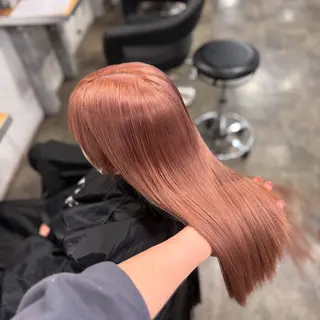 ロング カラー ハイトーン特化美容師 🌈ケアブリーチのヘアスタイル