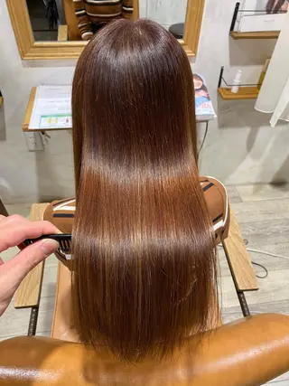 ロング カラー パーマ メンズ keshiki大名所属・安部 真輝のヘアスタイル