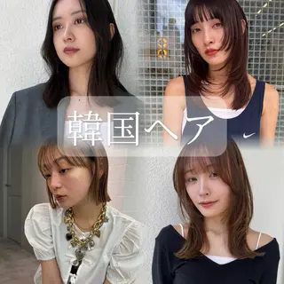 ミディアム 髪質改善/ボブ/韓国 レイヤー💫あらいのヘアスタイル