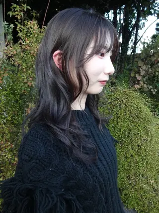 セミロング カラー 太田 妃香/岡崎美容室のヘアスタイル