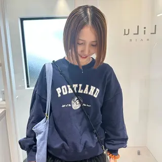 ショート カラー パーマ お洒落パーマ/ 艶カラー/michiのヘアスタイル