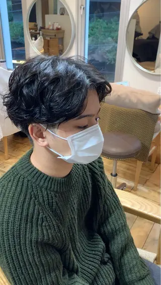 ショート パーマ メンズ メンズStylist 山根慧のヘアスタイル