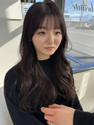 ロング カラー パーマ 上福大翔 【髪質改善専門】のヘアスタイル
